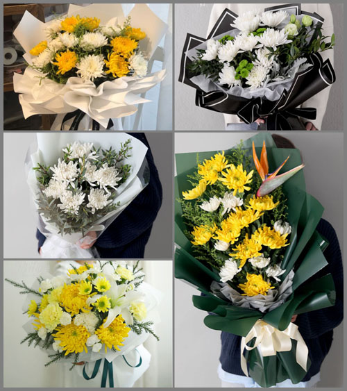 广东肇庆市封开县金装镇新圩村白事花束代送